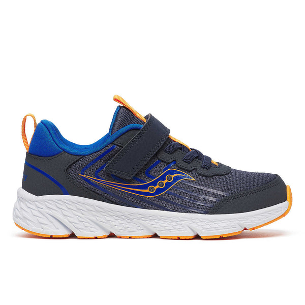 Saucony Wind 3.0 Sneaker - Navy/Peel-Pumpkin Pie Kids Canada