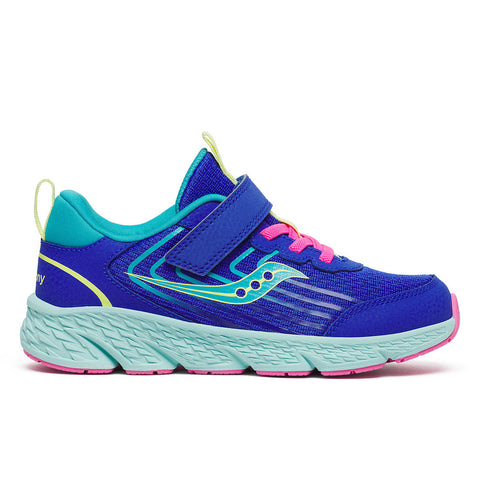 Saucony Wind 3.0 Sneaker - Purple/Turquoise-Pumpkin Pie Kids Canada