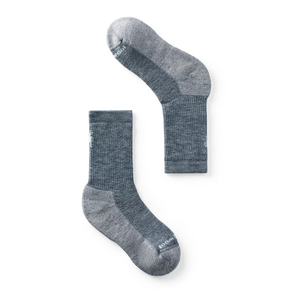 Smartwool Hike Full Cushion Crew Sock - Pewter Blue-Pumpkin Pie Kids Canada