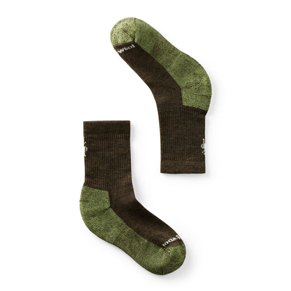 Smartwool Hike Light Cushion Crew Sock - Military Olive-Pumpkin Pie Kids Canada