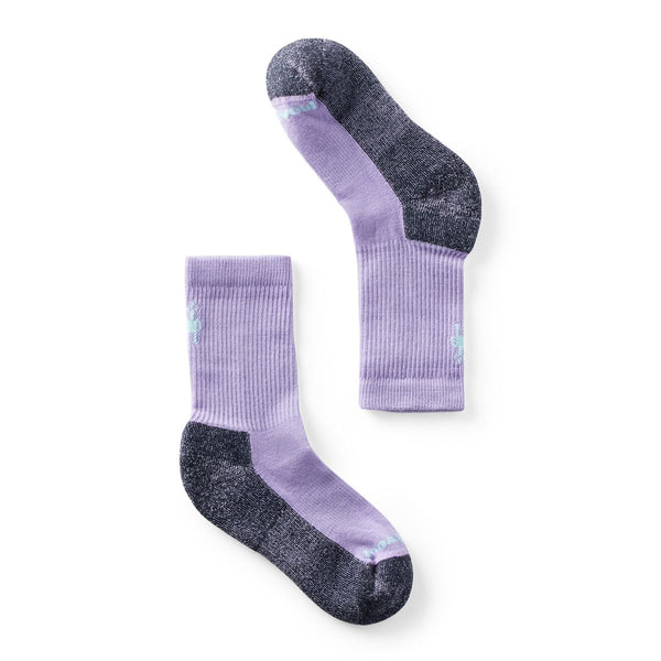 Smartwool Hike Light Cushion Crew Sock - Ultra Violet-Pumpkin Pie Kids Canada