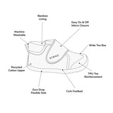 Stonz Cruiser Natural Toddler Sneaker - Steel-Pumpkin Pie Kids Canada