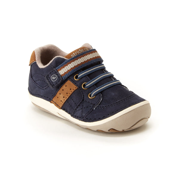 Stride Rite SM Artie Sneaker - Navy-SBBS190200 4 M-Pumpkin Pie Kids Canada