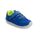 Stride Rite SM Turbo Sneaker - Bright Blue-Pumpkin Pie Kids Canada