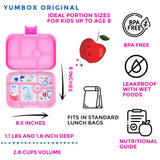 Yumbox Original - Fifi Pink with Paris Tray-FPI202210P-Pumpkin Pie Kids Canada