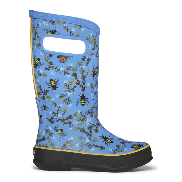 Bogs Rainboot - Bees Azure-Pumpkin Pie Kids Canada