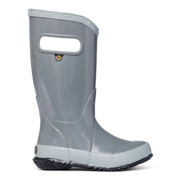 Bogs Rainboot - Solid Grey-Pumpkin Pie Kids Canada