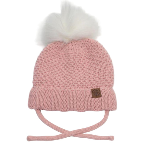 Calikids Knit Hat - Pink-Pumpkin Pie Kids Canada