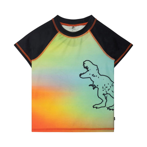 Deux Par Deux Rashguard - Dino-Pumpkin Pie Kids Canada