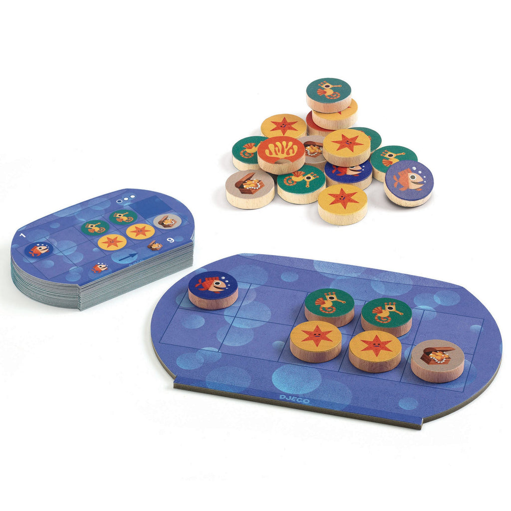 Djeco Aquarium Logic Game – Pumpkin Pie Kids