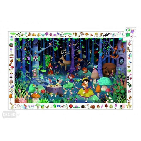 Djeco Observation Puzzle Enchanted Forest 100pc-DJ07504-Pumpkin Pie Kids Canada