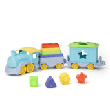 Green Toys Stack & Sort Train-TNSS-1460-Pumpkin Pie Kids Canada