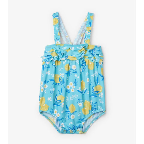 Hatley Baby Swimsuit - Cute Lemons Ruffle-S19LEI268 6-9-Pumpkin Pie Kids Canada