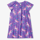 Hatley Easy Raglan Dress - Meadow Pony-Pumpkin Pie Kids Canada