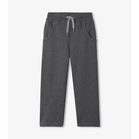Hatley Fleece Track Pant - Charcoal Grey-Pumpkin Pie Kids Canada
