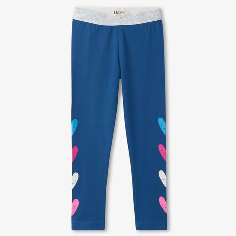 Hatley Leggings - Colourful Hearts-Pumpkin Pie Kids Canada