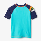Hatley Rashguard - Turtle Stripes-Pumpkin Pie Kids Canada