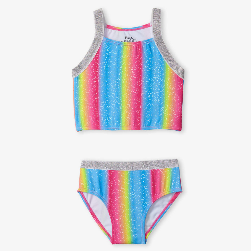 Hatley Rainbow Unicorn Baby Bodysuit with Hat