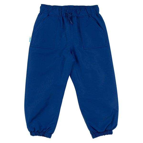 Jan & Jul Puddle-Dry Rain Pants - Nebula Blue-Pumpkin Pie Kids Canada