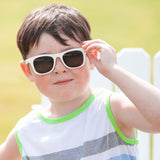 Jan & Jul Urban Xplorer Polarized Sunglasses -White-Pumpkin Pie Kids Canada