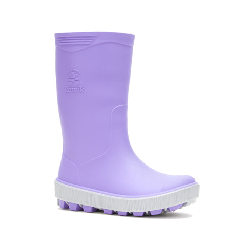 Kamik Riptide Rain Boot - Lilac/Purple-Pumpkin Pie Kids Canada