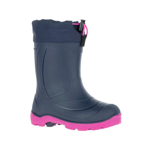 Kamik Snobuster1 Boot - Navy/Magenta-Pumpkin Pie Kids Canada