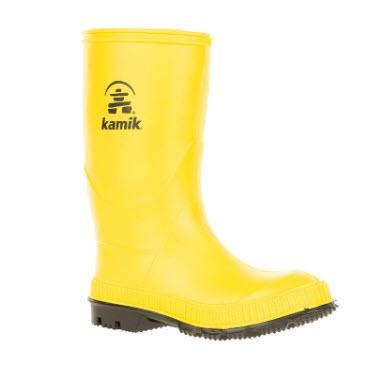 Kamik Stomp Rain Boot - Yellow-EK6149F YEK 5-Pumpkin Pie Kids Canada