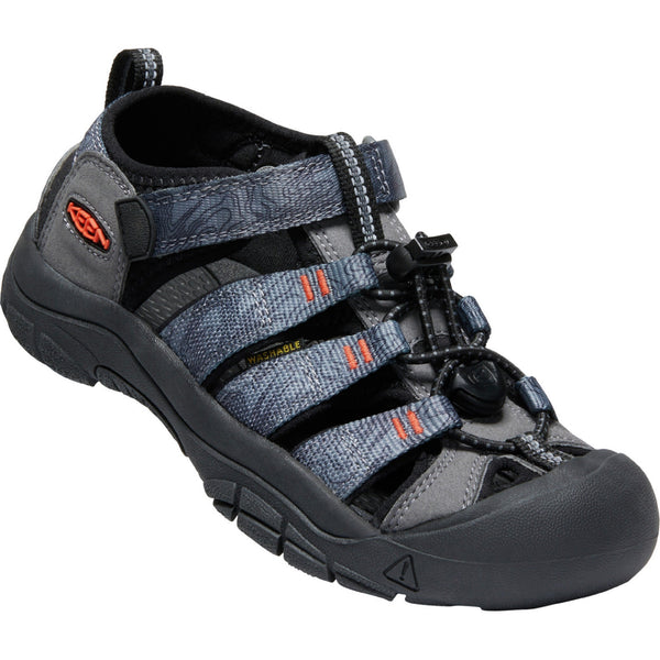Keen Newport H2 Sandal - Steel Grey/Black-Pumpkin Pie Kids Canada
