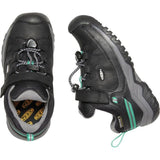 Keen Targhee Low WP Hiker - Black/Star White-Pumpkin Pie Kids Canada