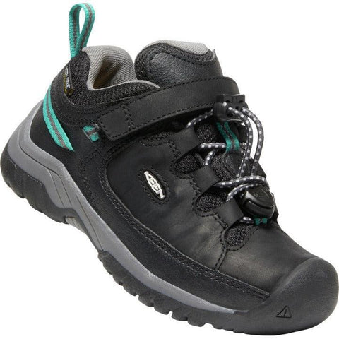 Keen Targhee Low WP Hiker - Black/Star White-Pumpkin Pie Kids Canada