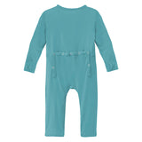 KicKee Pants Coverall with Zipper - Glacier-Pumpkin Pie Kids Canada