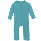 KicKee Pants Coverall with Zipper - Glacier-Pumpkin Pie Kids Canada