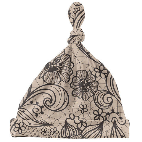 KicKee Pants Knot Hat - Burlap Lace-Pumpkin Pie Kids Canada