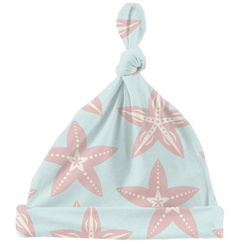 KicKee Pants Knot Hat - Fresh Air Fancy Starfish-Pumpkin Pie Kids Canada