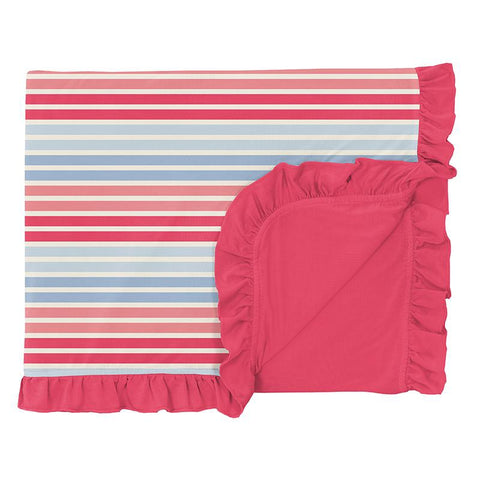 KicKee Pants Ruffle Toddler Blanket - Cotton Candy Stripe-GTB14-7-H-F21D2-CCSR-Pumpkin Pie Kids Canada