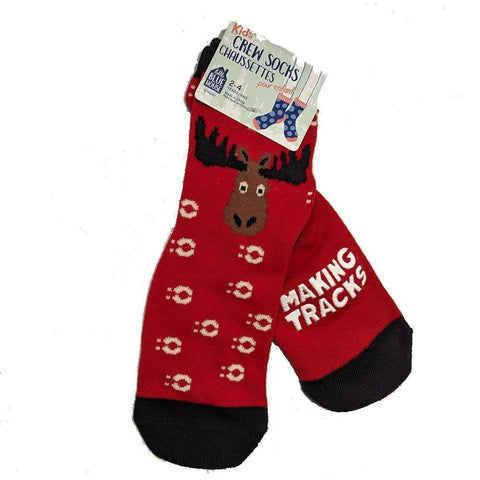 Little Blue House Crew Socks - Red Moose-Pumpkin Pie Kids Canada