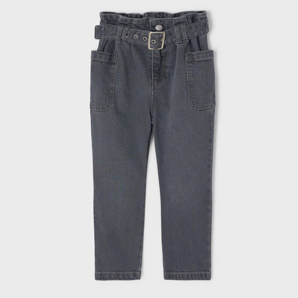 Mayoral Denim Pants - Gray-Pumpkin Pie Kids Canada
