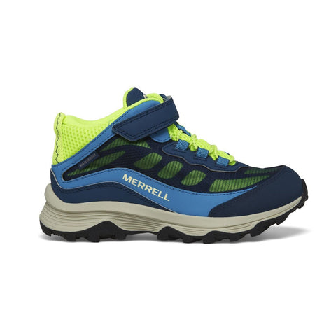 Merrell Moab Speed Mid WP Hiker - Navy-Pumpkin Pie Kids Canada