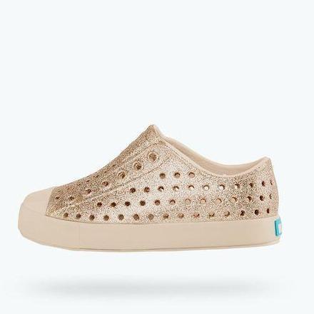 Native Shoes Jefferson Bling - Rock Salt Pink-Pumpkin Pie Kids Canada