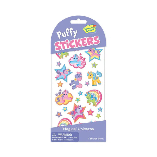 Peaceable Kingdom Stickers - Foil Magical Unicorn-Pumpkin Pie Kids Canada