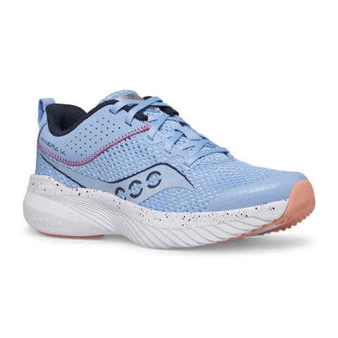 Saucony Kinvara 14 LTT Sneaker - Light Blue-Pumpkin Pie Kids Canada