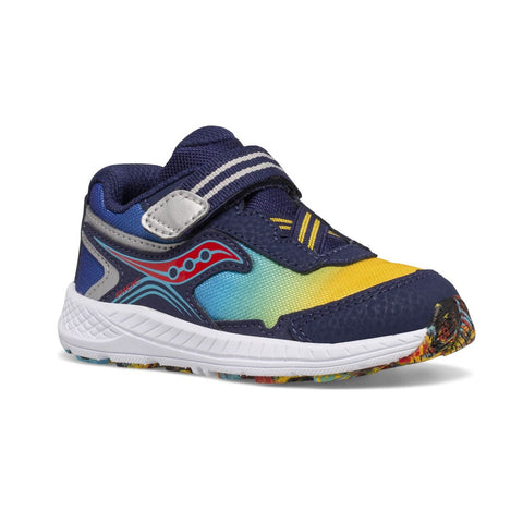 Saucony Ride 10 Sneaker - Blue/Yellow-Pumpkin Pie Kids Canada