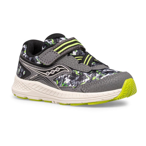 Saucony Ride 10 Sneaker - Olive Camo-Pumpkin Pie Kids Canada