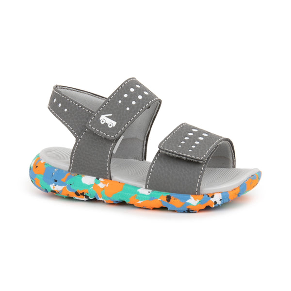 See Kai Run Billie FlexiRun Sandal - Gray-Pumpkin Pie Kids Canada