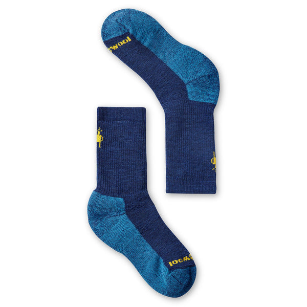 Smartwool Hike Full Cushion Crew Socks - Alpine Blue-Pumpkin Pie Kids Canada