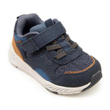 Stride Rite M2P Brighton Sneaker - Navy-Pumpkin Pie Kids Canada