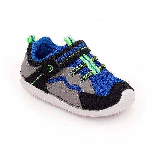 Stride Rite SM Kylo Sneaker - Black/Blue-Pumpkin Pie Kids Canada