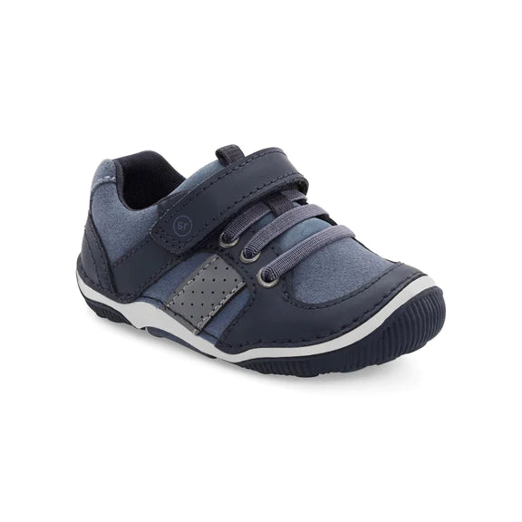 Stride Rite SRT Wes Sneaker - Blue-Pumpkin Pie Kids Canada