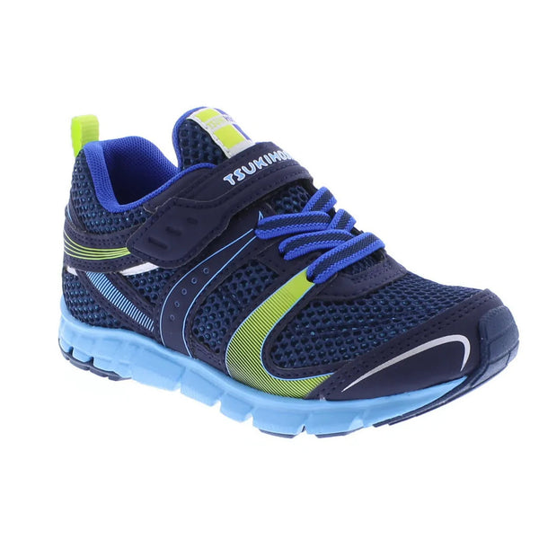 Tsukihoshi Velocity Sneaker - Navy/Sky-Pumpkin Pie Kids Canada