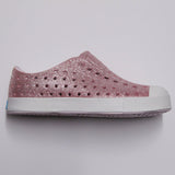 Native Shoes Jefferson Bling - Milk Pink/Shell White-Pumpkin Pie Kids Canada